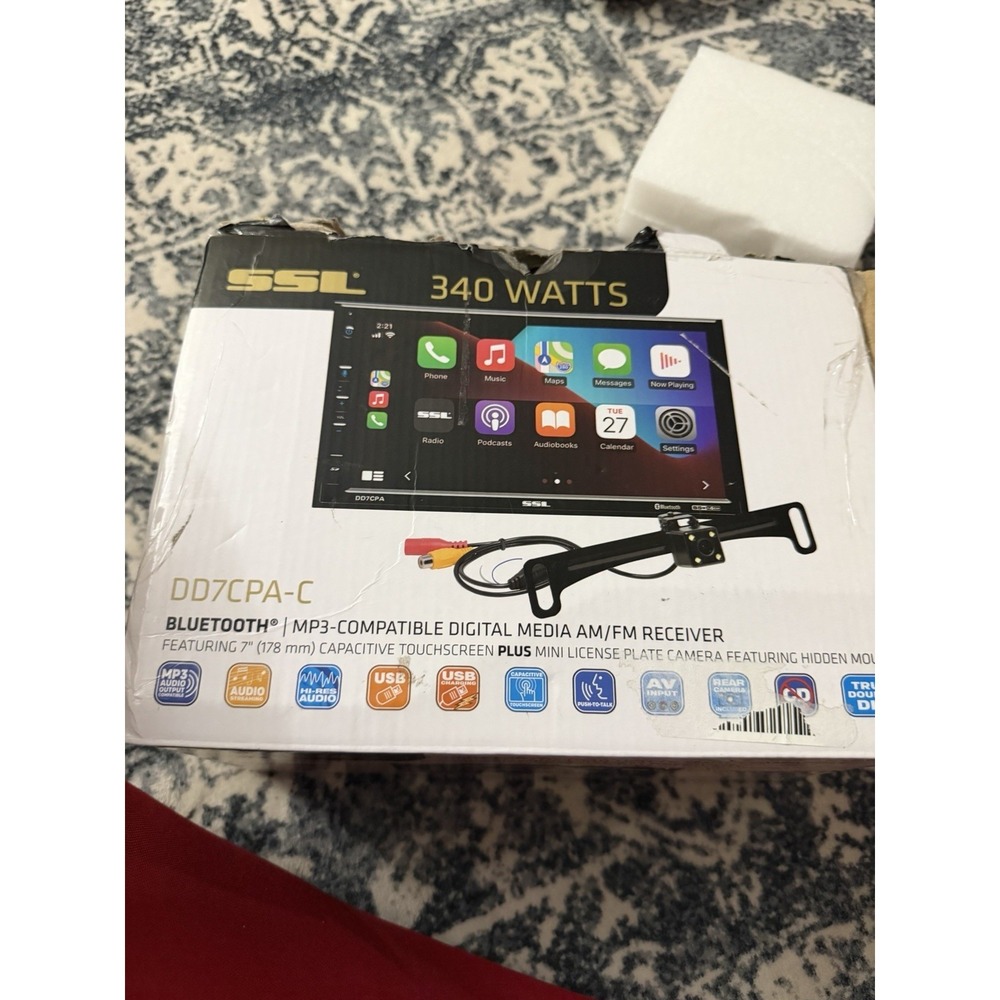 Sound Storm Laboratories DD7CPA Apple CarPlay/Android Auto Car Multimedia Player
